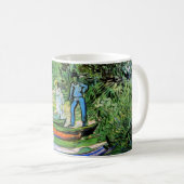 Oever van de Oise bij Auvers Vincent van Gogh Koffiemok (Voorkant rechts)