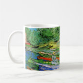 Oever van de Oise bij Auvers Vincent van Gogh Koffiemok (Links)