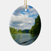 Oever van de Willamette Rivier, OR Keramisch Ornament (Rechts)