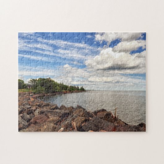 Oever van het meer Superior Legpuzzel (Horizontaal)