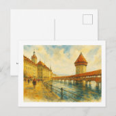 Oever van Luzern, Briefkaart (Voorkant / Achterkant)