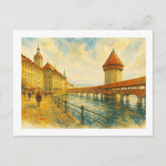Oever van Luzern, Briefkaart