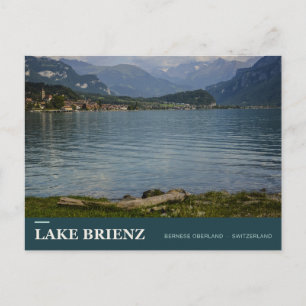 Oever van Meer van Brienz en Berner Oberland Briefkaart