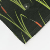 Oeverbiespatroon Fleece Deken (Hoek)