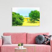 Oevers van Chicago Beach Canvas Afdruk (Insitu (Woonkamer))