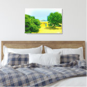 Oevers van Chicago Beach Canvas Afdruk (Insitu (Slaapkamer))