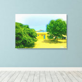 Oevers van Chicago Beach Canvas Afdruk (Insitu (Houten vloer))