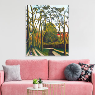 Oevers van de Bièvre Henri Rousseau Canvas Afdruk