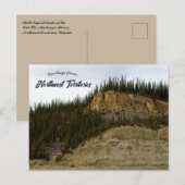 Oevers van de Mackenzie-rivier Northwest Territori Briefkaart (Voorkant / Achterkant)