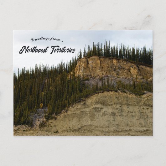 Oevers van de Mackenzie-rivier Northwest Territori Briefkaart (Voorkant)