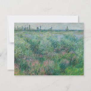 Oevers van de Seine bij Vétheuil, Monet 1881 Briefkaart