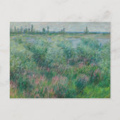 Oevers van de Seine bij Vétheuil, Monet 1881 Briefkaart (Voorkant)