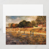 Oevers van de Seine door Vincent van Gogh (Voorkant / Achterkant)
