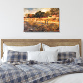 Oevers van de Seine van Vincent van Gogh Canvas Afdruk (Insitu (Slaapkamer))