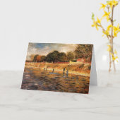 Oevers van de Seine van Vincent van Gogh Kaart (Gele Bloem)