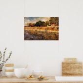 Oevers van de Seine van Vincent van Gogh Poster (Keuken)
