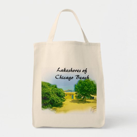 Oevers van het Chicago Beach Tote Bag (Voorkant)