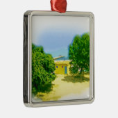 Oevers van het Chicago-strand Metalen Ornament (Rechts)