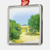 Oevers van het Chicago-strand Metalen Ornament (Links)