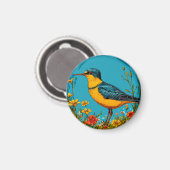 Oeverzwaluw vogel magneet (Voorkant / Achterkant)