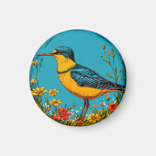 Oeverzwaluw vogel magneet