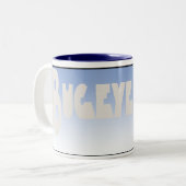 OEW Bugeye Tweekleurige Koffiemok (Voorkant links)