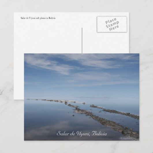 oeyuni zoutspoor briefkaart (Voorkant / Achterkant)