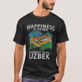 Oezbeekse bruiloft Republiek Oezbekistan roots get T-shirt (Voorkant)