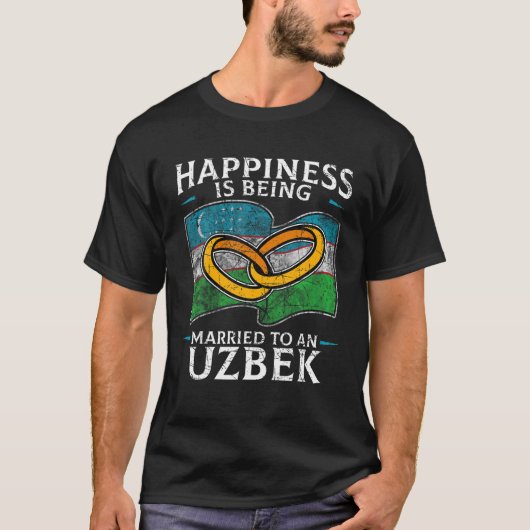 Oezbeekse bruiloft Republiek Oezbekistan roots get T-shirt (Voorkant)