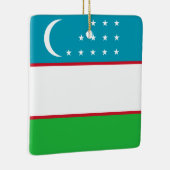 Oezbeekse vlag keramisch ornament (Rechts)