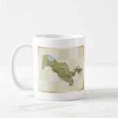 Oezbeekse vlag + Mok kaart (Links)