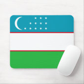 Oezbeekse vlag muismat (Met muis)