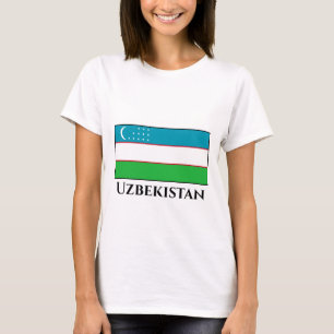 Oezbeekse vlag t-shirt