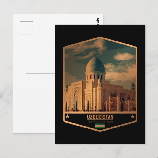 Oezbekistan Briefkaart (Voorkant / Achterkant)