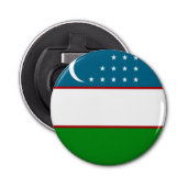 Oezbekistan Button Flesopener (Voorkant)