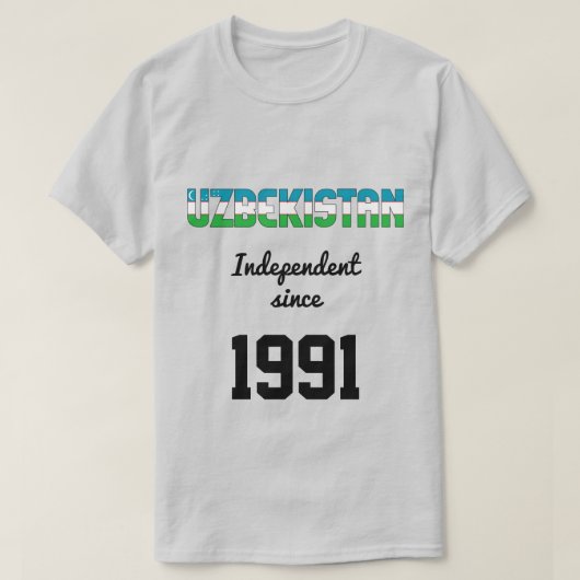 Oezbekistan - Flag Independence Celebration T-shirt (Design voorkant)