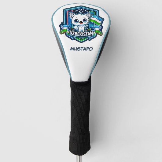 Oezbekistan Golfheadcover (Voorkant)
