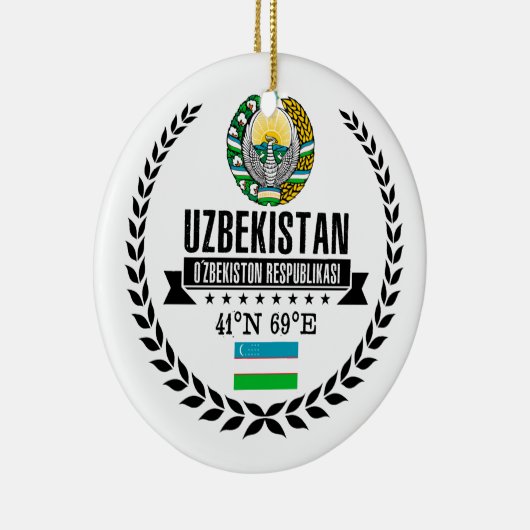 Oezbekistan Keramisch Ornament (Rechts)