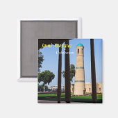 Oezbekistan, Kokand - de minaret van de Jami-moske Magneet (Voorkant / Achterkant)