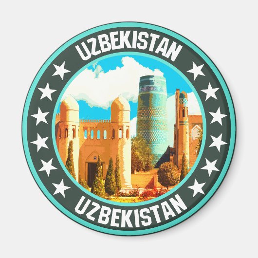 Oezbekistan Magneet (Voorkant)