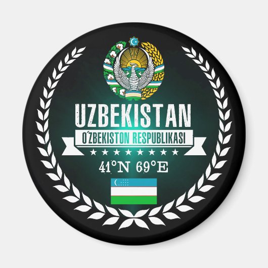 Oezbekistan Magneet (Voorkant)
