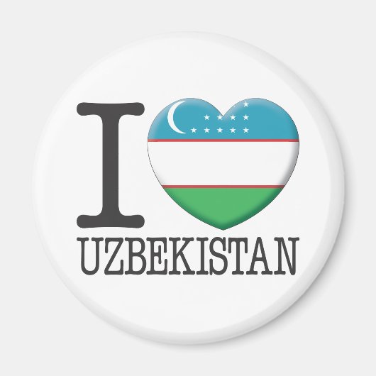 Oezbekistan Magneet (Voorkant)