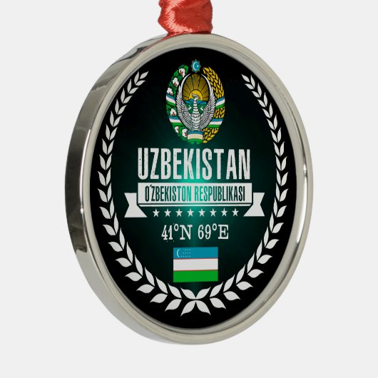 Oezbekistan Metalen Ornament (Rechts)
