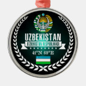 Oezbekistan Metalen Ornament (Voorkant)