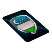 Oezbekistan Metallic Emblem Magneet (Rechterzijde)