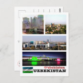 Oezbekistan - Mozaïek - Briefkaart (Voorkant / Achterkant)