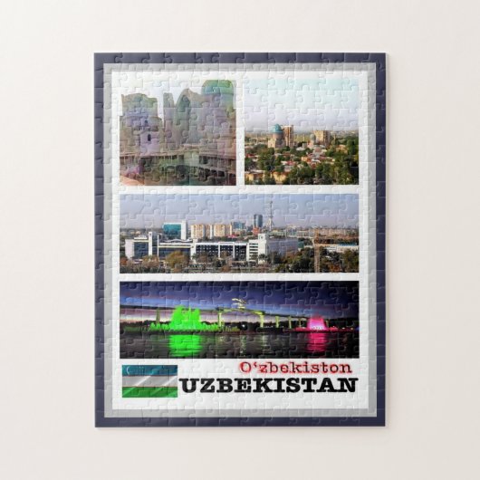 Oezbekistan - Mozaïek - Legpuzzel (Verticaal)