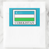 Oezbekistan Rechthoekige Sticker (Tas)