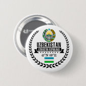 Oezbekistan Ronde Button 5,7 Cm (Voorkant /achterkant)