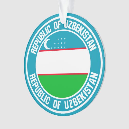 Oezbekistan - Ronde Embleem Ornament (voorkant)